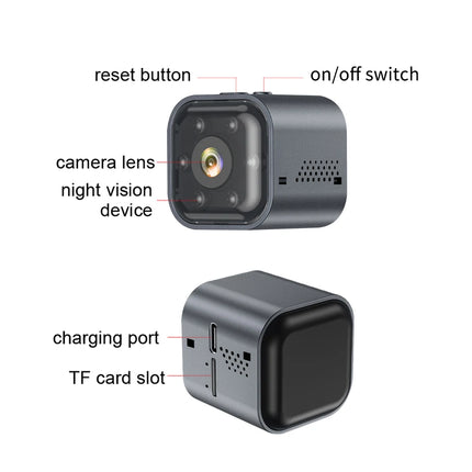 HD 1080P Camera Motion Detection Surveillance Camera Wireless Night Vision Pro Cam 960mAh for Indoor Outdoor Home Office