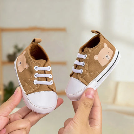 0-12months Infant Girl Boy High Top Shoes Floral Animal Sneaker  for baby girls  boys