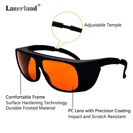 532nm 1064nm UV Blue Green Light Cosmetic Equipment Tattoo Removal Eyebrow Washing Safety Laser Protection Glasses