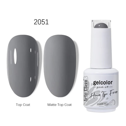 Arte Clavo HEMA TPO FREE Gel Nail Polish 15ML Long Lasting For Manicure Semi Permanent Nail Art UV LED Gel Varnish Nail Supplies