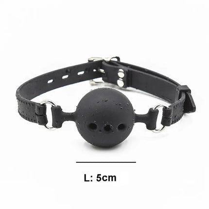 S M L Soft Safety Silicone Open Mouth Gag Ball Bdsm Bondage Slave Ball Gag Erotic Sex Toys For Woman Couples Adult Sex Games