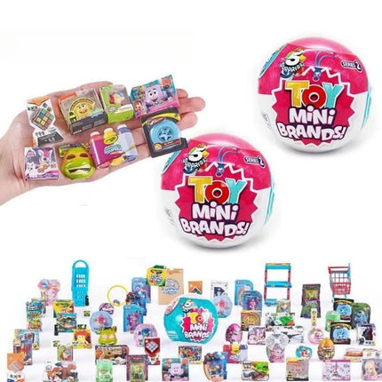 New 5 Surprise Mini Brands Series 2 Mystery Capsule Mini Brands Toys Miniature Toys Mystery Blind Box Series 3 Christmas Gifts