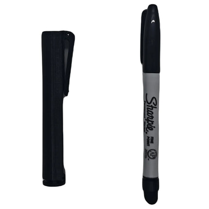 Double Cross Companion Magic Tricks Marker Holder Pen Holster with Flexible Clip Magician Go-to Carry Accessories Magia Props