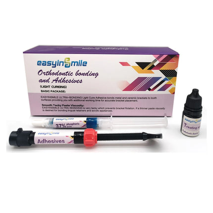 Dental Orthodontic Adhesive Self-cure Kit Etchant Acid Gel Self-cure Paste Primer For Bonding Brackets Buccal Tube
