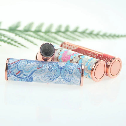 10/30/50PCS  Empty Chinese Style Satin Lipstick Tubes DIY Empty Press Lipstick Tube 12.1mm Packaging Makeup Tool