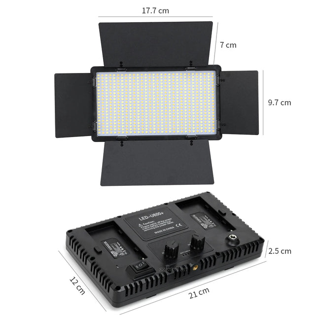 U600 LED Video Light Studio Light Kits Selfie Light Streaming Lights Camera Photographer Lamp For Tiktok YouTube Eyelash Lamp