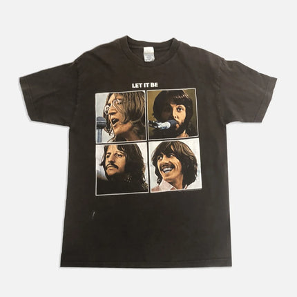 Vintage The Beatles 90s "A Hard Day's Night" Album Cover Printed T-Shirt Unisex Short-sleeved Street Y2K Casual Fashion Clothing
