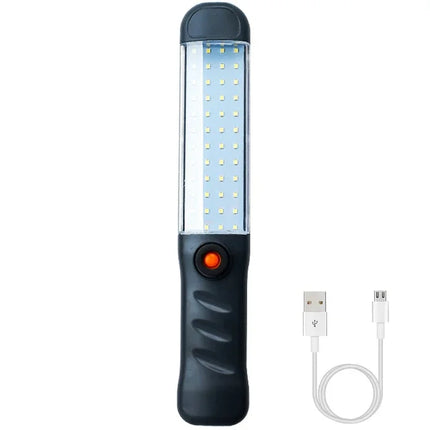 COB LED Work Light,USB Rechargeable Magnetic Garage Lamp,Outdoor Waterproof EDC Flashlight for Car Repair Mechanic Emergency