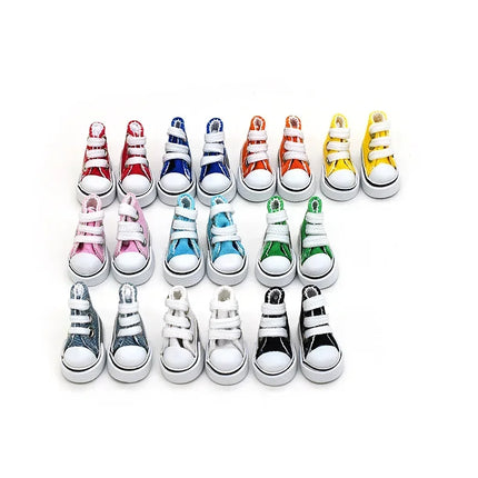 3.5cm 5cm Blythe Doll Shoes 20cmdoll Canvas Shoes 10cm Doll Bjd Shoes Doll Accessories Change Dress Game Playing House Gift Toys