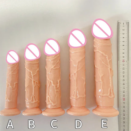 Wearable Realistic Dildo Skin Sex Toys for Female Masturbator with Strong Suction Cup G Spot Big Penis Anal Adult Sex Product 18