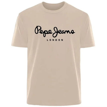 Unisex Cotton T-Shirt Street Style Print - Breathable Casual Short Sleeve