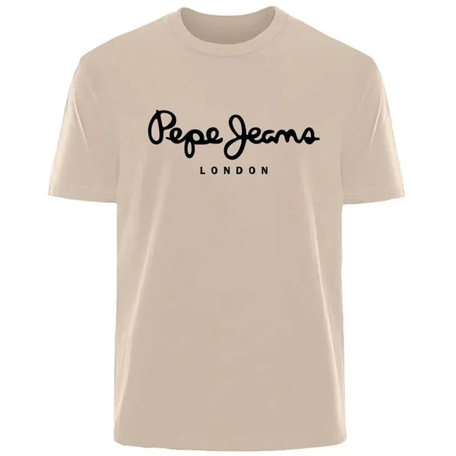 Unisex Cotton T-Shirt Street Style Print - Breathable Casual Short Sleeve / T-Shirt Unisexe Coton Street Imprimé - Respirant