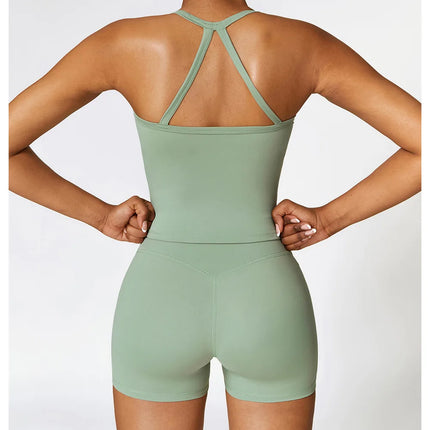 Women Cross Back Yoga Sports Bra Breathable Shock Proof Gym Workout Fitness Push up Top Yoga Running Active Sportswear Vest Bra