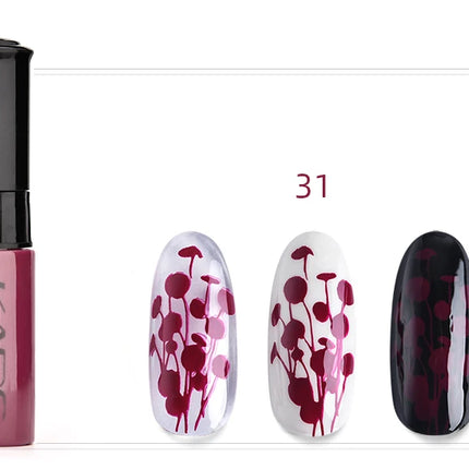 47/41/31/20/10pcs Nail Stamping Polish 7ml Black White Gold Colorful Nail Polish Varnish Art Printing Polish Kit for Template