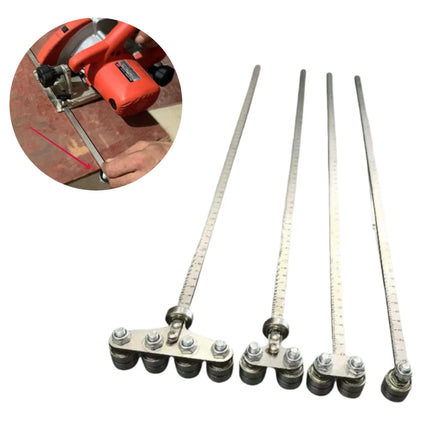 Upgrade Single/Double/Inline Bearing Circular Saw Guide Ruler Electric Saw Positioning Caliper Multi-Purpose Woodworking Tool