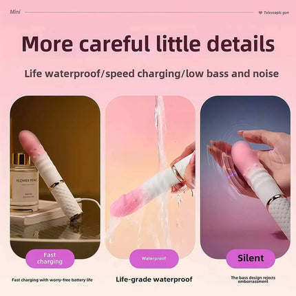 Telescopic Sex Machine Dildo Vibrator With Suction Cup Vaginal G Spot Automatic Up Down Massager Anal Plug Stimulator Sex Toys