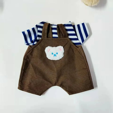 Only Clothes Baby Three 400% Gross Vinyl Plush Toy Baby Clothes New Year'S Christmas Baby Clothes Dress Set Cute Outfit Surprise