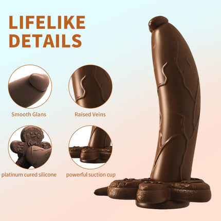 Monster Dildo Silicone Fantasy Colorful Cute Dildo Gingerbread Man Strong Suction Cup Dragon Dildo Anal Plug Sex Toys For Women