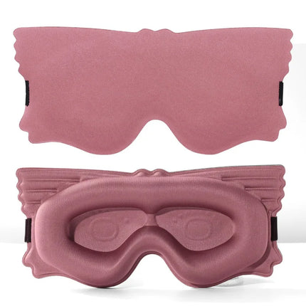 Adjustable 3D Mask Blindfold Eye Cover Eye Patch Women Men Soft Portable Blindfold Travel Eyepatch Sleeping Eye Mask Contoured