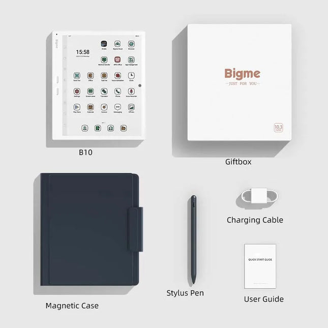 Bigme B10 ebook reader, 10.3'' color e-ink screen, Dual cam, 8+256GB, Android 14, paper-like ereader with 4G calling 6900mAh bat