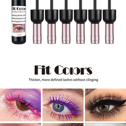 4D Silk Fiber Eyelash Mascara Waterproof Fast Dry Eyelashes Curls Extension Makeup Eyelashes Waterproof Blue Ink Eye Makeup