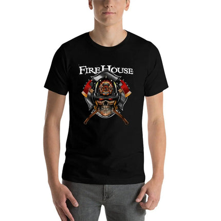 FireHouse is an American Rock Legend T-Shirt Vintage T-Shirts Blue Archive Summer Tops Funny T-Shirts Men