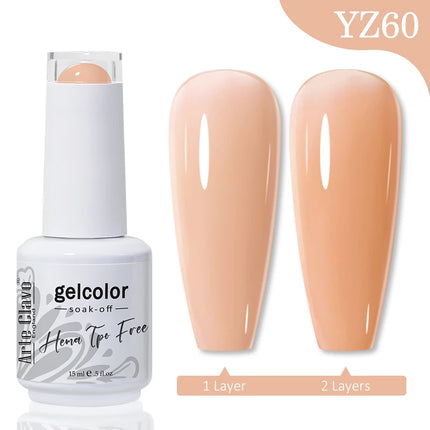 Arte Clavo Hema Free TPO Free Nail Gel Polish Nail Supplies Vernis Semi Permanent Nail Art Manicure Soak Off UV Gel Nail Varnish