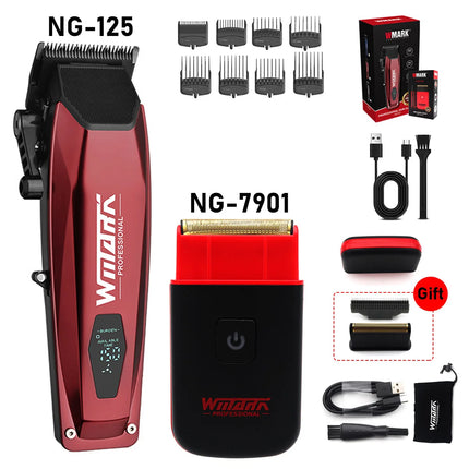 WMARK NG-7901 Electric Shaver 8800RPM Full Metal Mini body Cordless Professional Shaver Hair Trimmer Men's Barber Machine