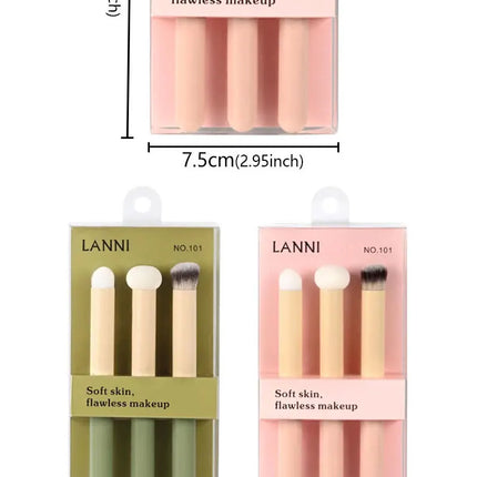 3Pcs Soft Mushroom Sponge Head Makeup Brushes Lipstick Lip Makeup Brush Cosmetic Tools Foundation Concealer Brush Cosmetic Tools