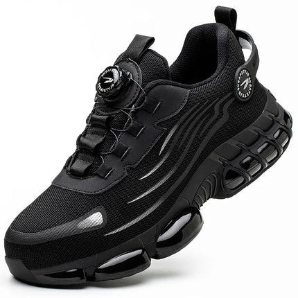 Waterproof Safety Boots Men Indestructible Steel Toe Work Boots Anti-smash Stab-resistant Safety Shoes Biker Botas Para Hombre