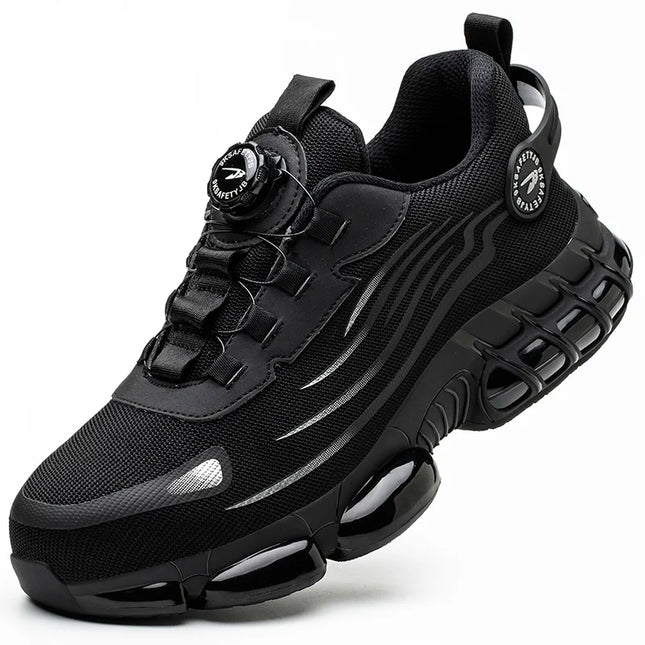 Waterproof Safety Boots Men Indestructible Steel Toe Work Boots Anti-smash Stab-resistant Safety Shoes Biker Botas Para Hombre