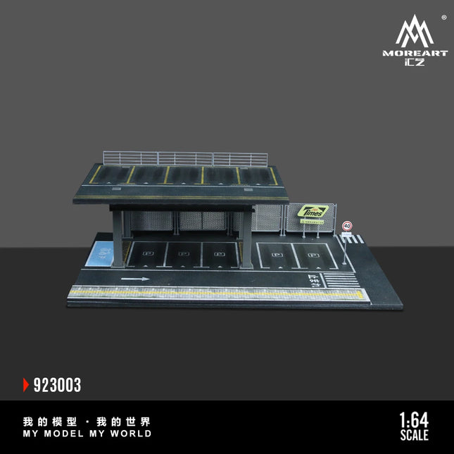 TimeMicro+MoreArt 1:64 Steel Frame Platform Stereoscopic Parking Space Scene Model