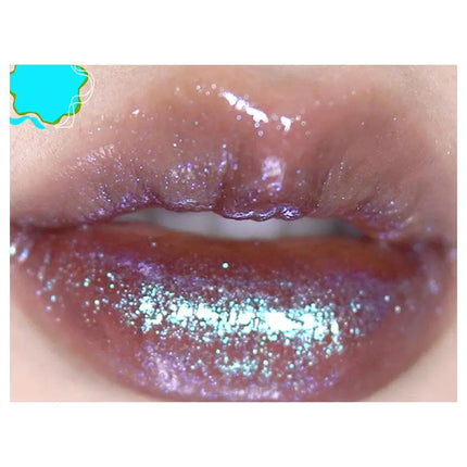 Girlcult Black Shimmer Lipgloss Pearlescent Chameleon Glitter Lip Tint Lip-Plumping High Shine Moisturizing Lipstick 3.5g