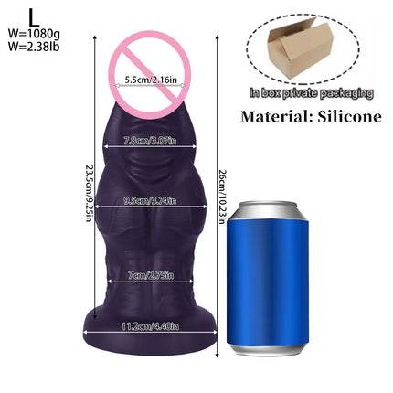 S-XXL Huge Anal Plug Liquid Silicone Soft Conical Butt Plug Big Anal Dildos for Women Men G-spot /prostate Massage 18+ Sex Toys
