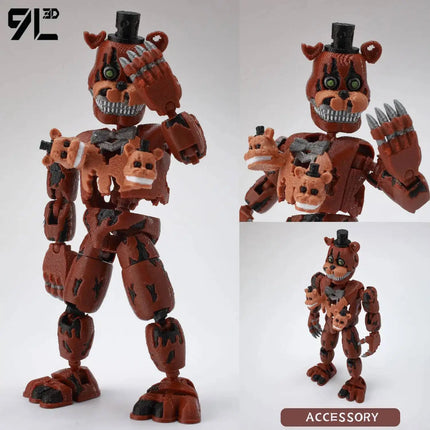 9L 3D Fantasy Warrior Character Model Horror Style Action Figure Desktop Display Collectible Toys Ornament Dummy13 Lueky13 Gifts