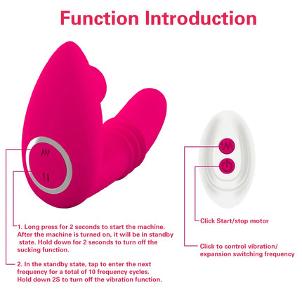 Wireless Remote Control Sucking Dildo Vibrator Wearable Panties G Spot Vibrators Vagina Stimulator Adult Sex Toys For Women