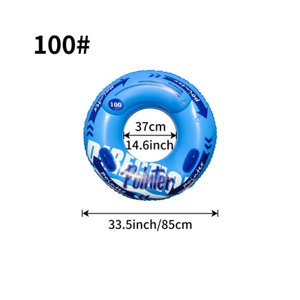 1PC Sports Style Thickened Pool Floats Summer inflatable Swim Ring, Beach and Pool Swim Aid,  Beach Toys for Pool Party
