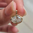 Pendant-Gold / 2carat 7x9mm