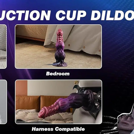 Huge Monster Dildo Squirting Fantasy Dildo Dragon Horse Dog Dildo Knotted Ejaculating Toy Big Anal Silicone Adult Toys for Women