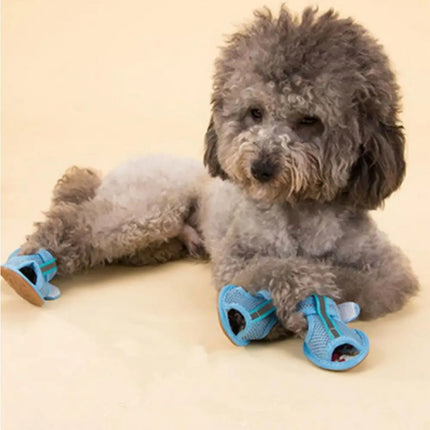 Summer Outdoor Dog Shoes Anti-slip Casual Style Breathable Spring Cute Wear Dog Shoes Puppy Shoes Pet Supplies Pet Sandals