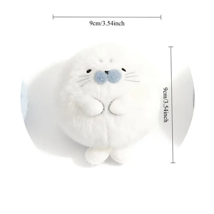 Cute 3D Night Light Sea Lion Seal Keychain Charm Pack Accessories Fish shaped Keychain Pendant Couple Friend Gift