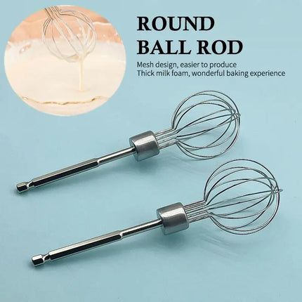 *Portable Electric Whisk Replacement Head Kitchen Baking Mixing Tools Lantern-shaped Handheld Egg Beaters