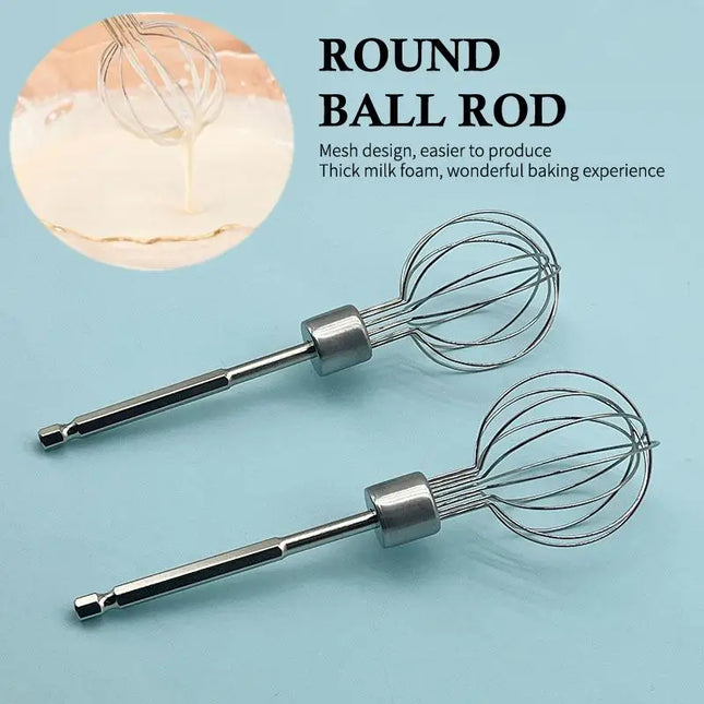 *Portable Electric Whisk Replacement Head Kitchen Baking Mixing Tools Lantern-shaped Handheld Egg Beaters