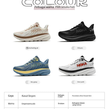 Men's Running Shoes Jogging Breathable Mesh Cushioning Non-Slip Outdoor Luxury shoes Couple Trainer Race Sneakers Off-road Shoes