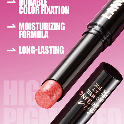 10 Color Glitter Pearlescent Lipstick Waterproof Lasting Diamond Lipstick Shiny Lip Gloss Non-stick Cup Red Sexy Lip Tint Makeup