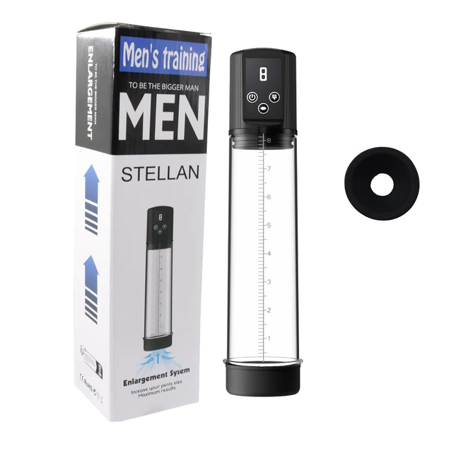 Electric Penis Enlargement Vacuum Pump Adult Sex Toys for Men Dick Erection 9 Pressure Pocket Pussy Rechargeable Male Masturbator