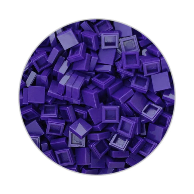 200/330/660pcs MOC Pixel Particles Plate Smooth 1x1 DIY Building Blocks Flat Square Bricks Halloween Christmas Children Toy 3070