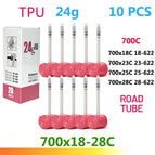 24g 700x18-28C 10pcs / 45mm with Patch Kit