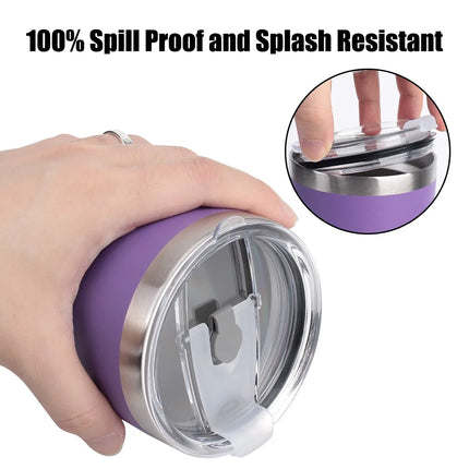 20oz/590ML Thermo Cafe Coffee Mug Car Thermos Mug Leakproof Travel Thermo Cup for Tea Double Stainless Steel Hot and Cold Cup
