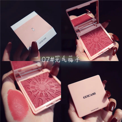Makeup Blush Palette Face Contour Cheek Blusher Shimmer Glitter Highlighter Bronzer Palette paleta de blush Powder Highlight